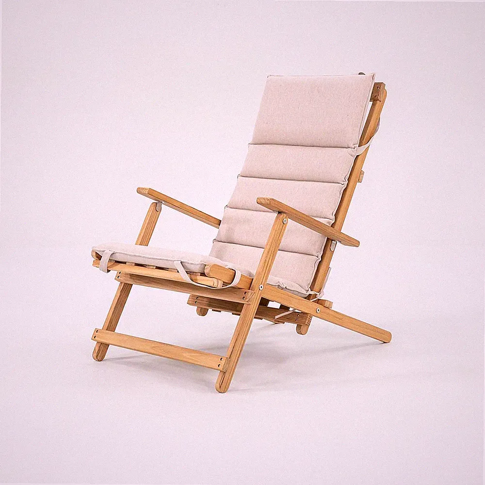 2022 Borge Mogensen Carl Hansen BM5568 Deck Lounge Chair Untreated Teak 4x Avail