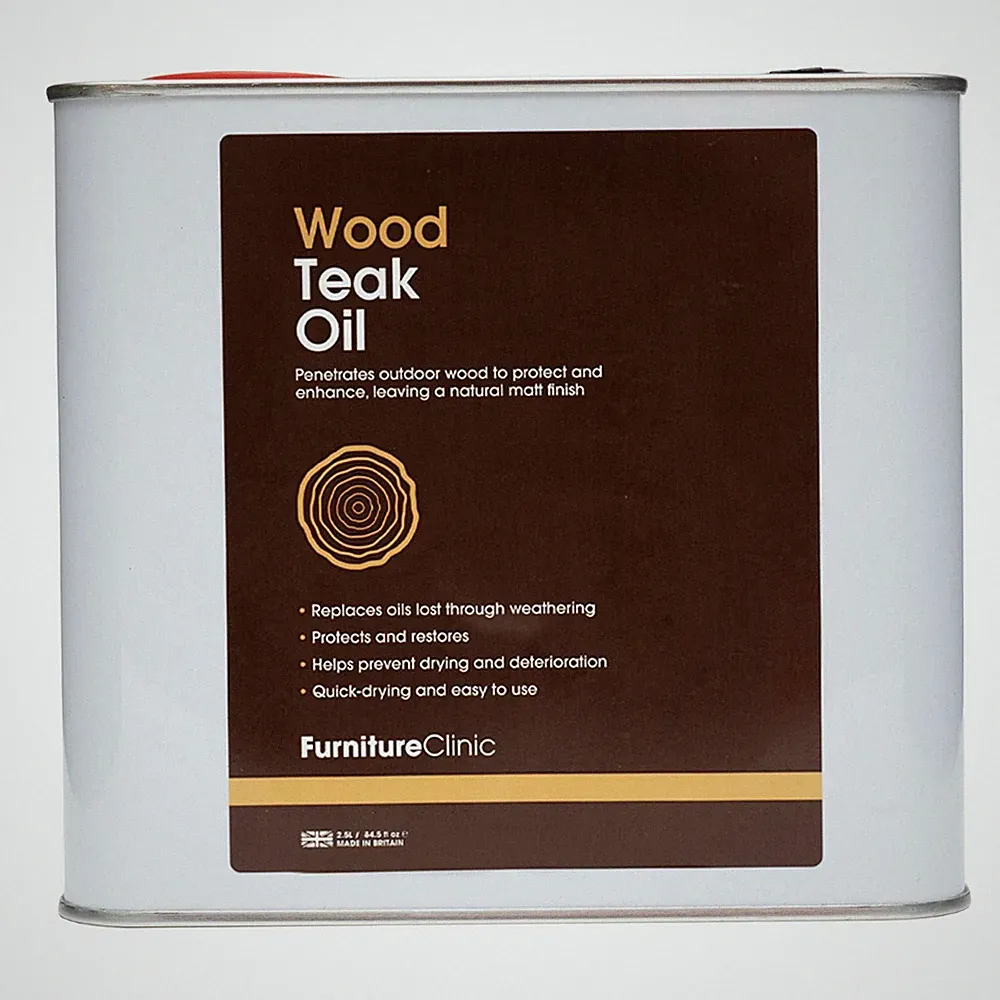 Teak Oil Wood Sealant Protector & Restorer for Outdoor Exterior Garden Furniture