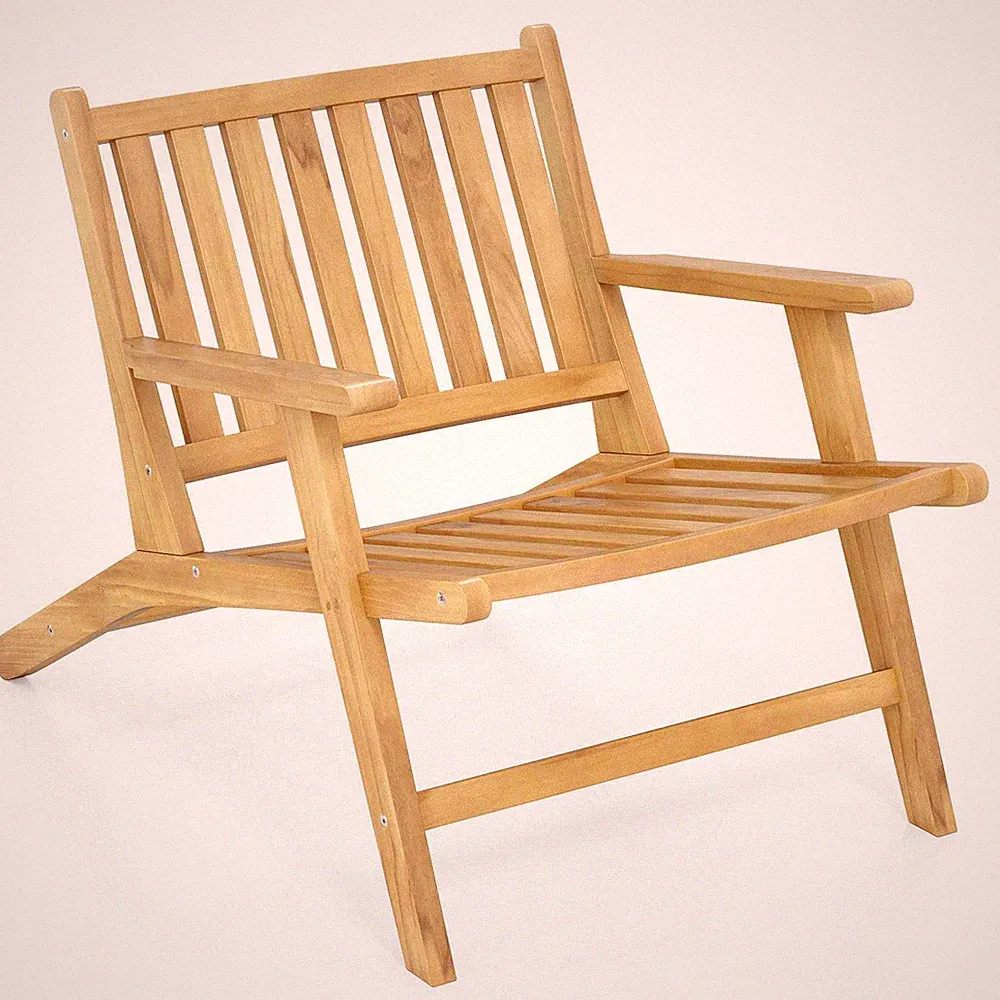 teak wood outdoor recliners